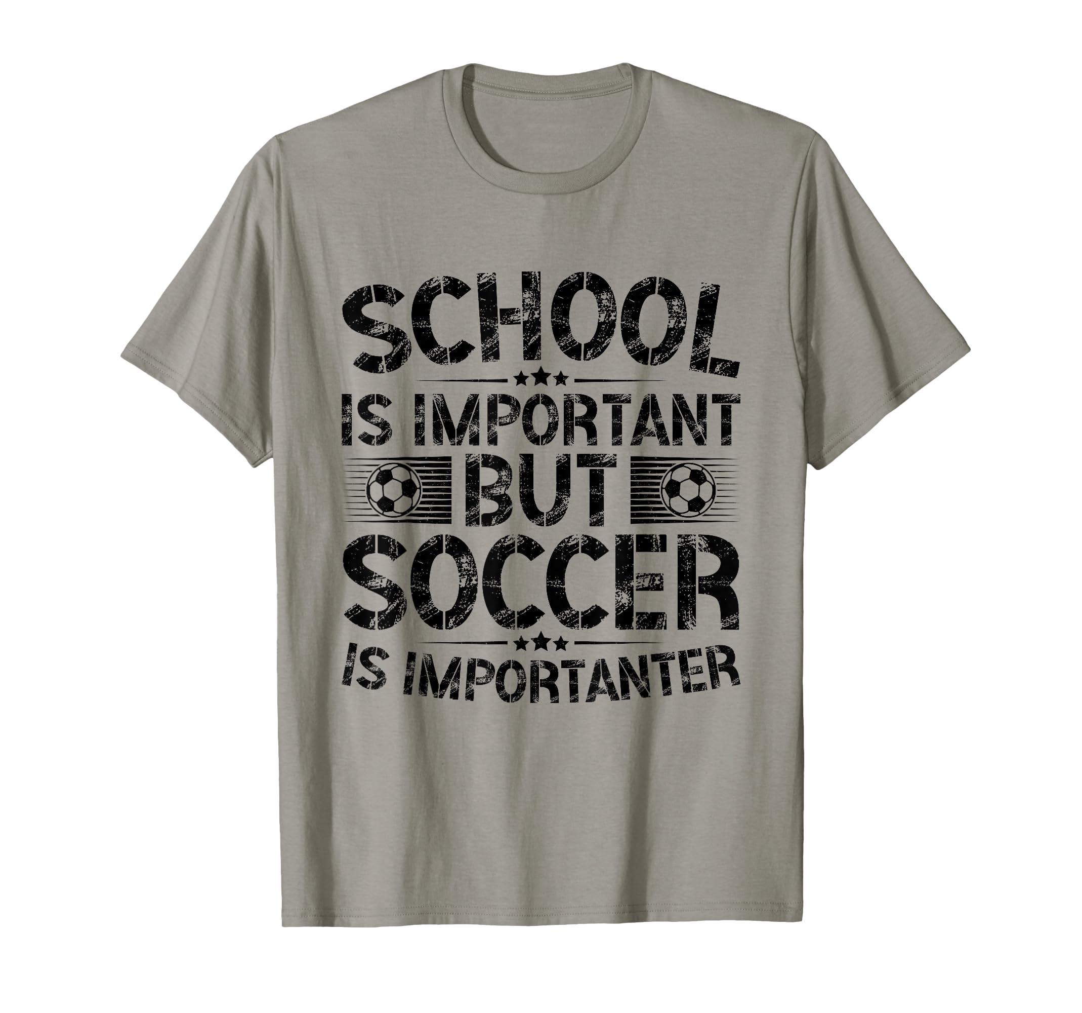 School Is Important But Soccer Is T-Shirt - Trendy Graphic Men Women - T-Shirt, Sweatshirt, Hoodie