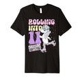 11Th Birthday Roller Skate Party T-Shirt - Casual Everyday Wear Men Women - T-Shirt, Sweatshirt, Hoodie