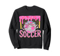 Girly Soccer Coquette Bow Ice Cream Sweatshirt - Novelty Apparel Men Women - T-Shirt, Sweatshirt, Hoodie