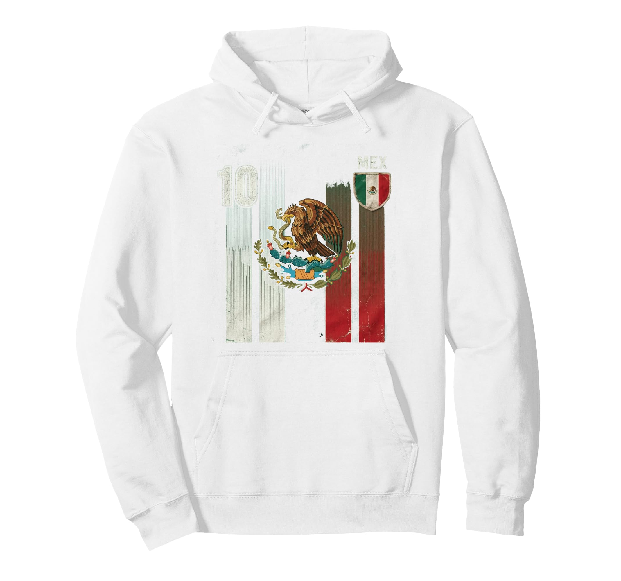 Mexico Flag Mexican Hispanic Pride Hoodie - Aesthetic Graphic Men Women - T-Shirt, Sweatshirt, Hoodie