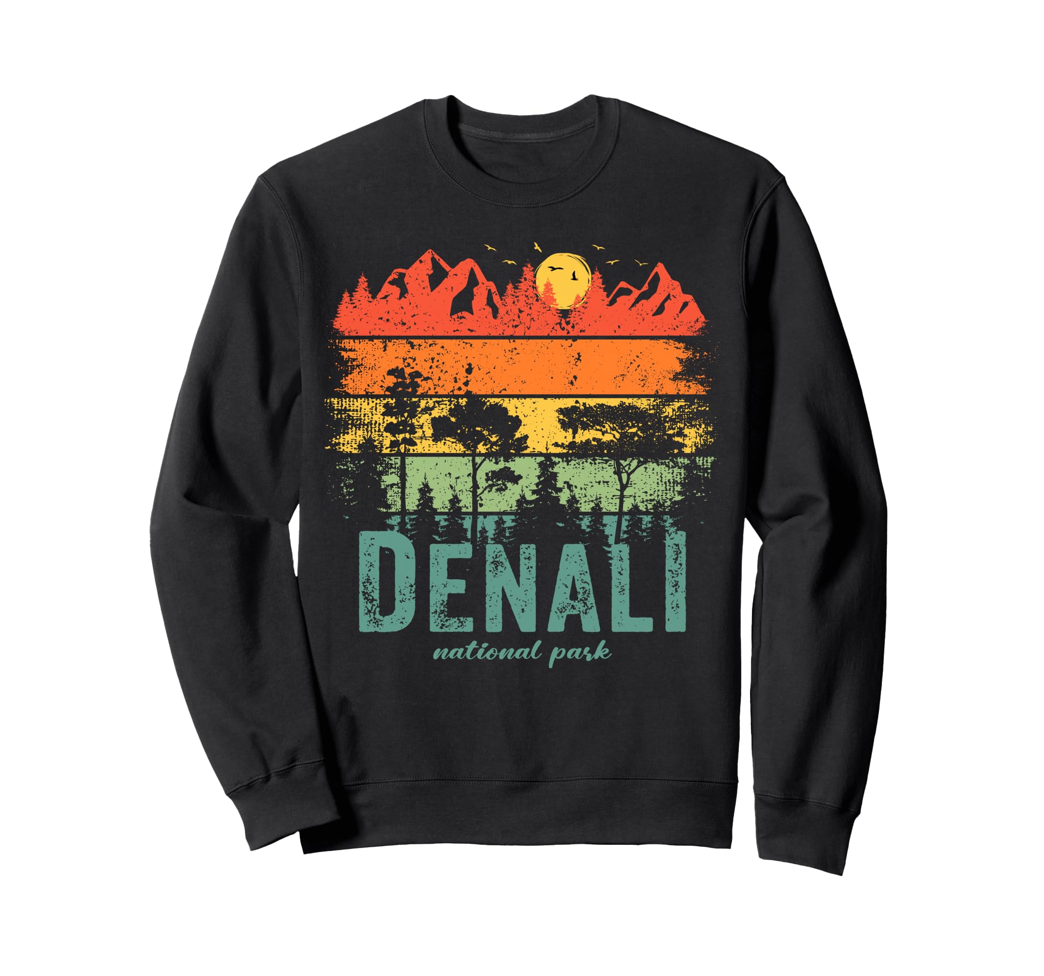 Denali National Park Us Denali Sweatshirt - Custom Art Print Men Women - T-Shirt, Sweatshirt, Hoodie