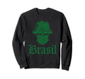 Brazil Gift Flag Brazilian Fan Samba Sweatshirt - Graphic Print for Adults - T-Shirt, Sweatshirt, Hoodie