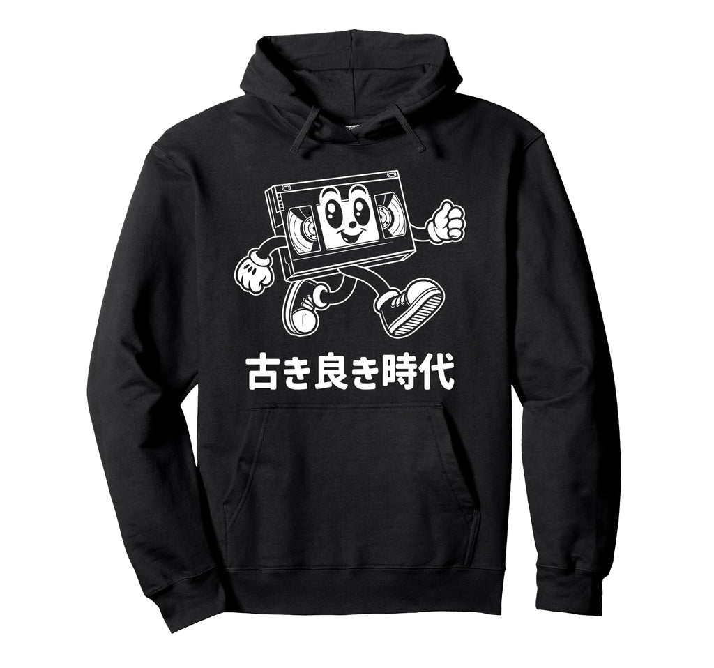 Funny Vhs Cassette Tape Japanese Hoodie - Casual Everyday Wear Men Women - T-Shirt, Sweatshirt, Hoodie