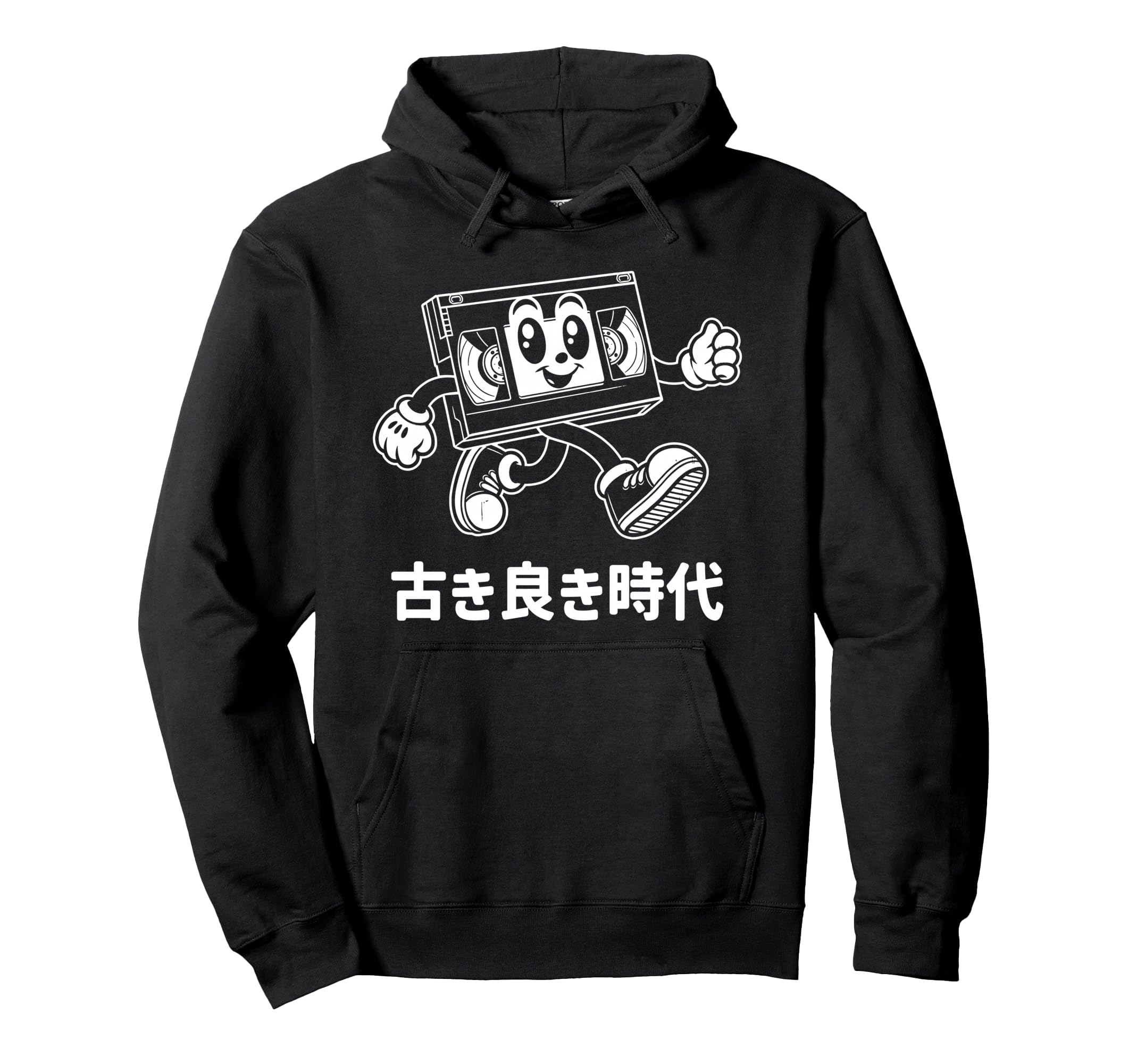 Funny Vhs Cassette Tape Japanese Hoodie - Casual Everyday Wear Men Women - T-Shirt, Sweatshirt, Hoodie