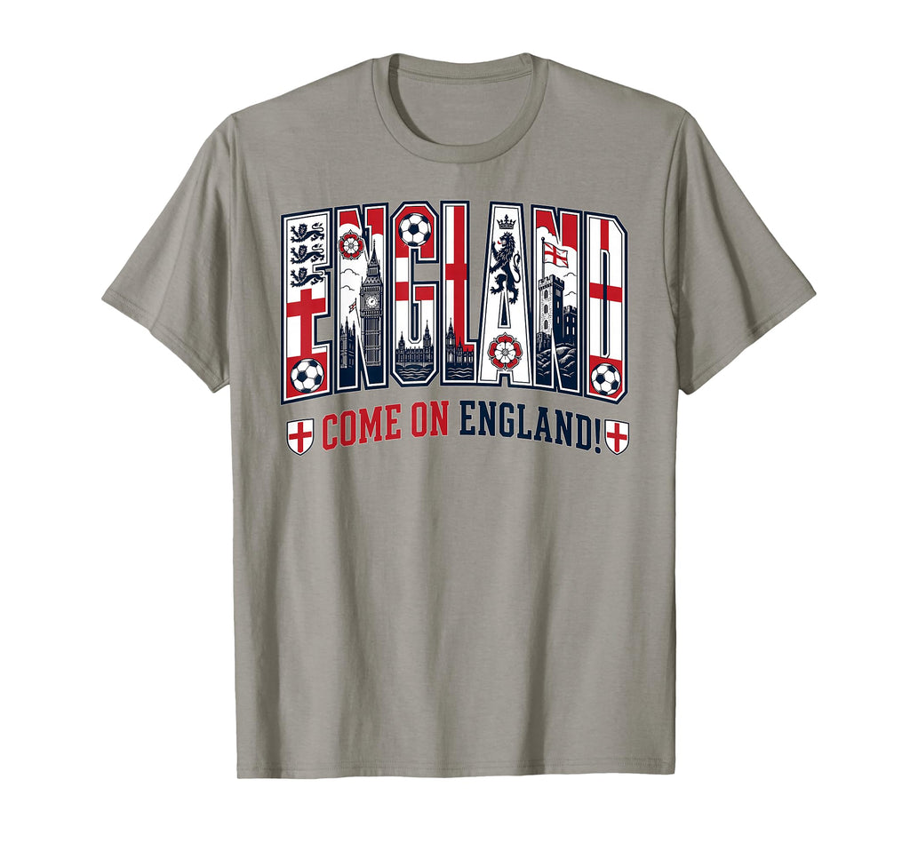 England Soccer 2026 British Fans T-Shirt - Custom Art Print for Adults - T-Shirt, Sweatshirt, Hoodie