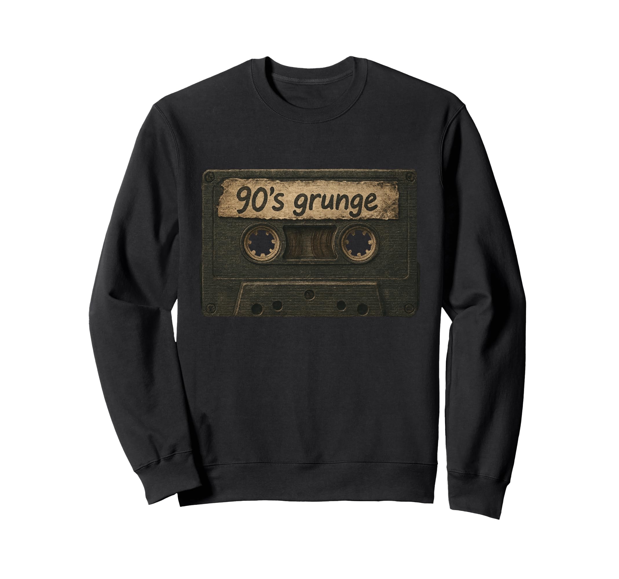 Grunge 90S Concert Mixtape Cassette Sweatshirt - Trendy Graphic Men Women - T-Shirt, Sweatshirt, Hoodie
