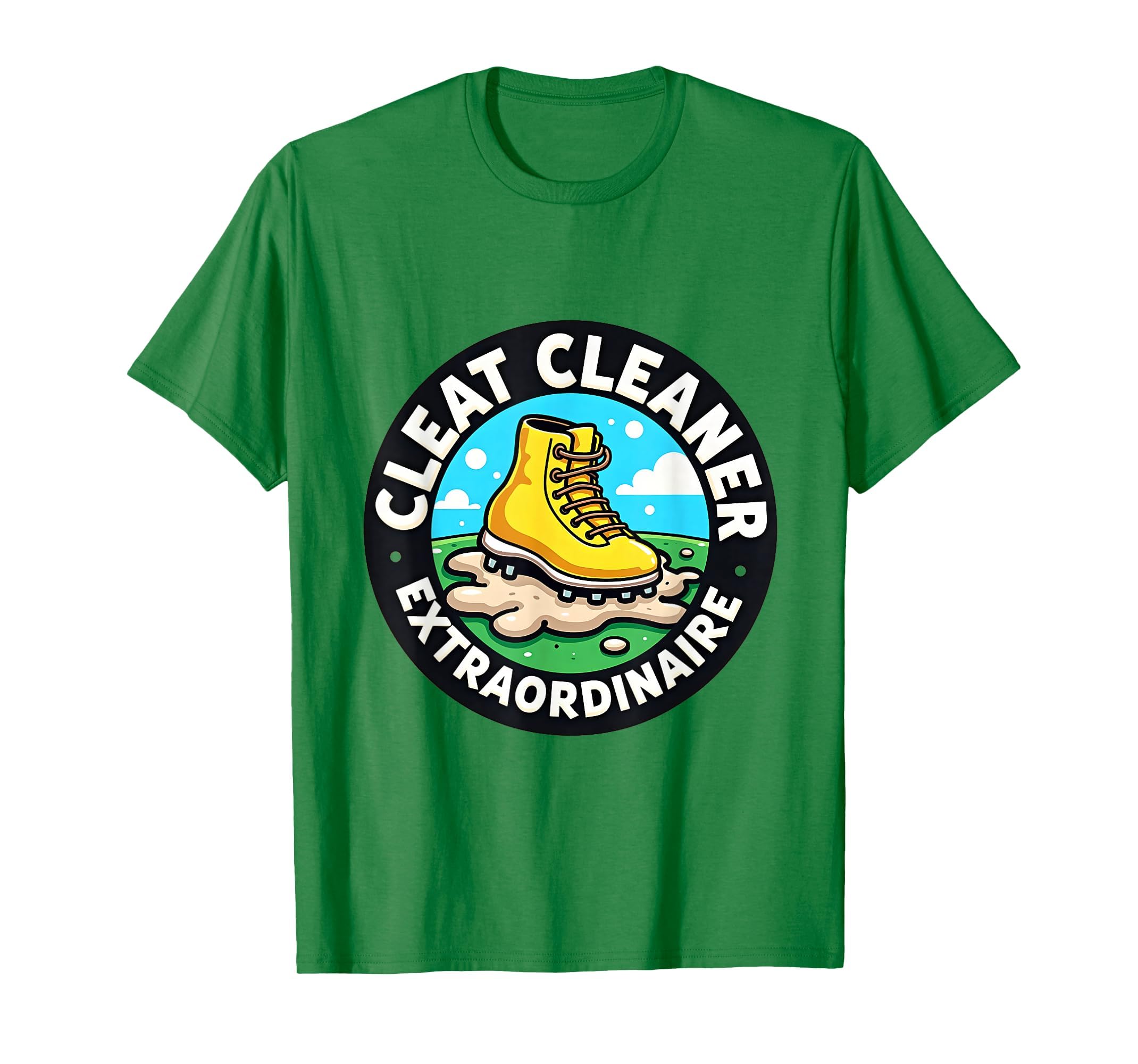 Cleat Cleaner Extraordinaire Soccer Mom T-Shirt - Unique Graphic Men Women - T-Shirt, Sweatshirt, Hoodie