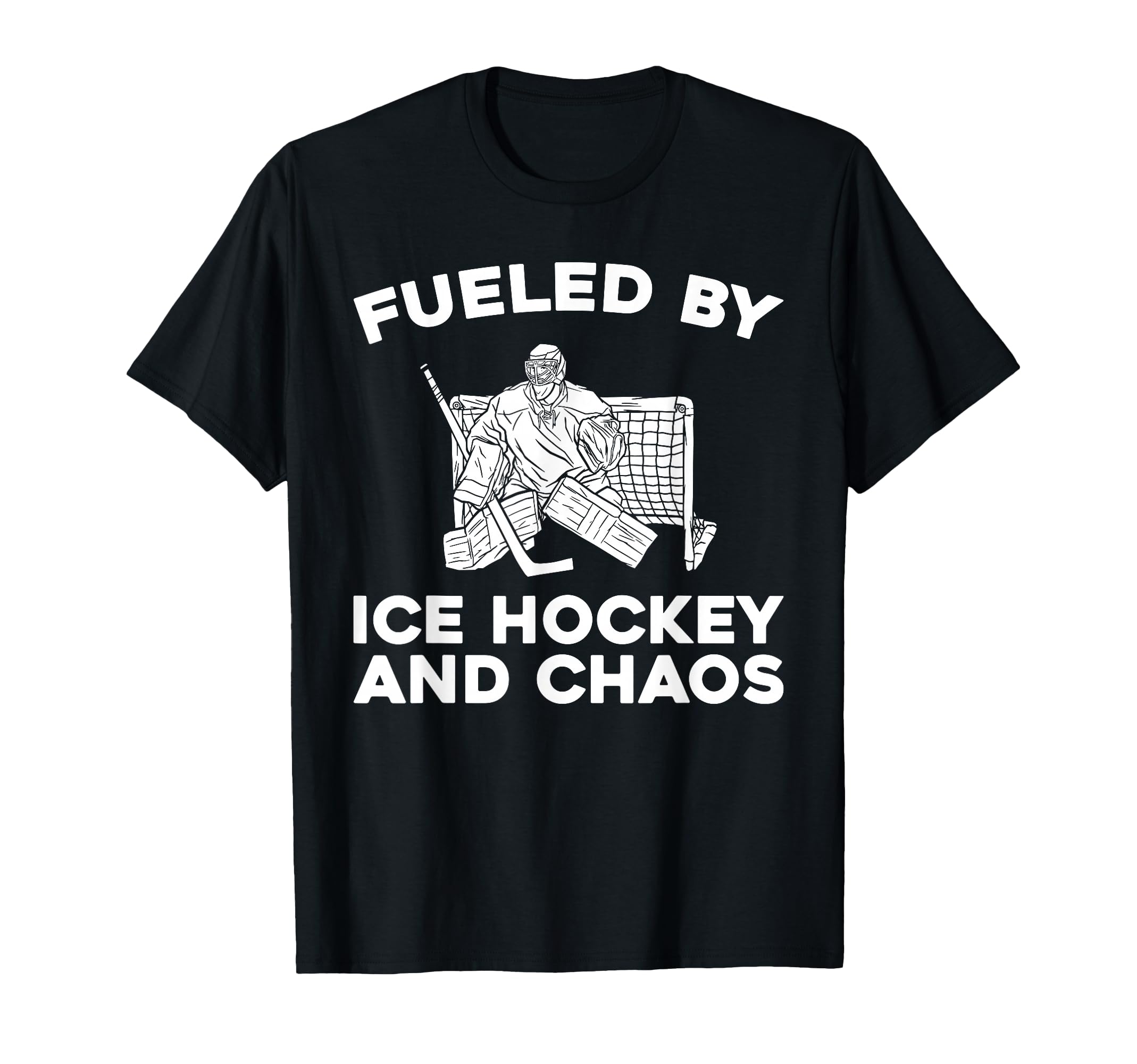 Hockey Goalkeeper Ice Hockey Goalie T-Shirt - Minimalist Print for Adults - T-Shirt, Sweatshirt, Hoodie