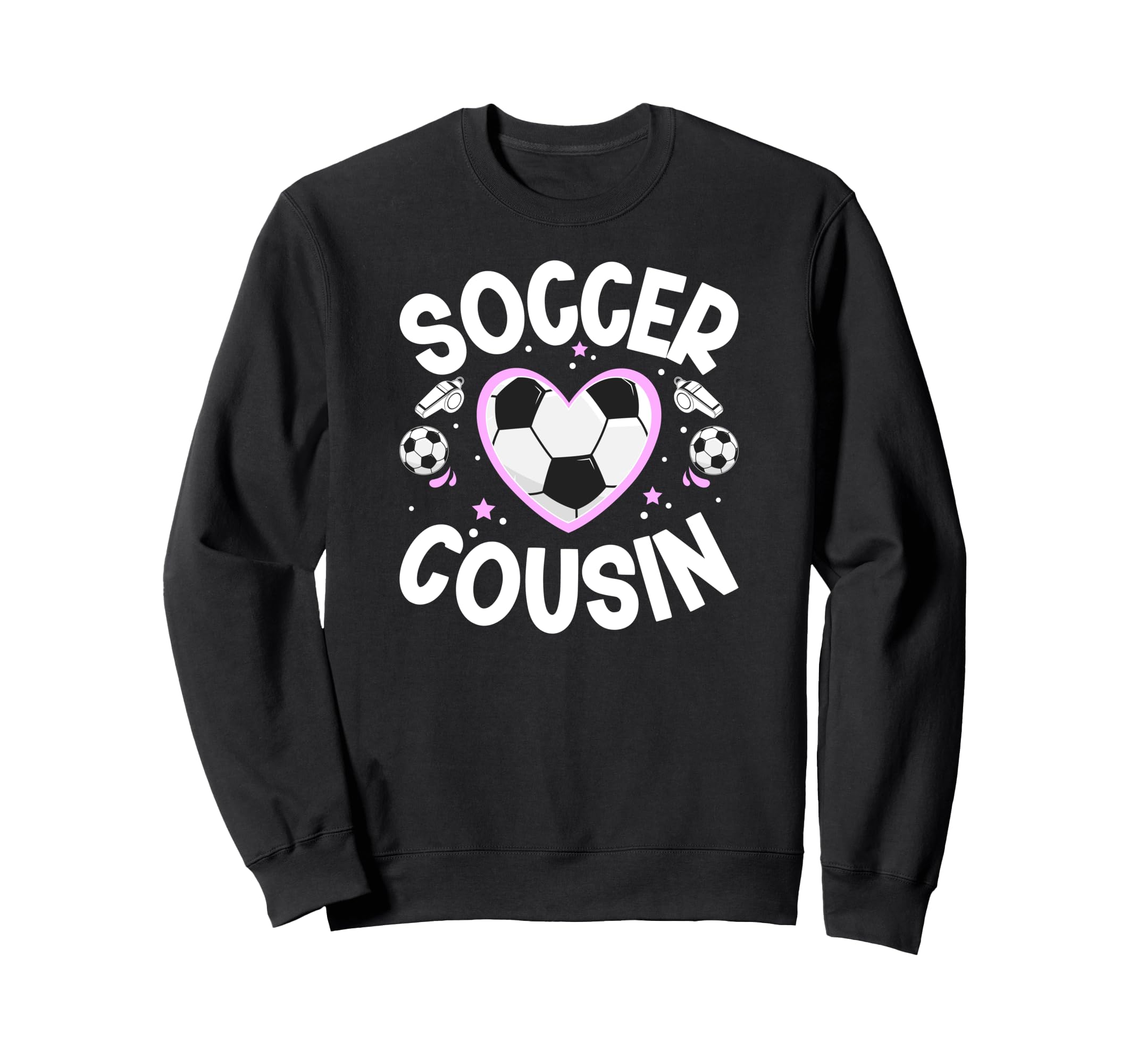 Soccer Cousin Heart Cousin Soccer Sweatshirt - Custom Art Print Men Women - T-Shirt, Sweatshirt, Hoodie