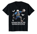 Soccer Skeleton Halloween Soccer T-Shirt - Casual Everyday Wear for Adults - T-Shirt, Sweatshirt, Hoodie