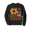 Boho Minimalistic Seek Sunshine Sweatshirt - Novelty Apparel Men Women - T-Shirt, Sweatshirt, Hoodie