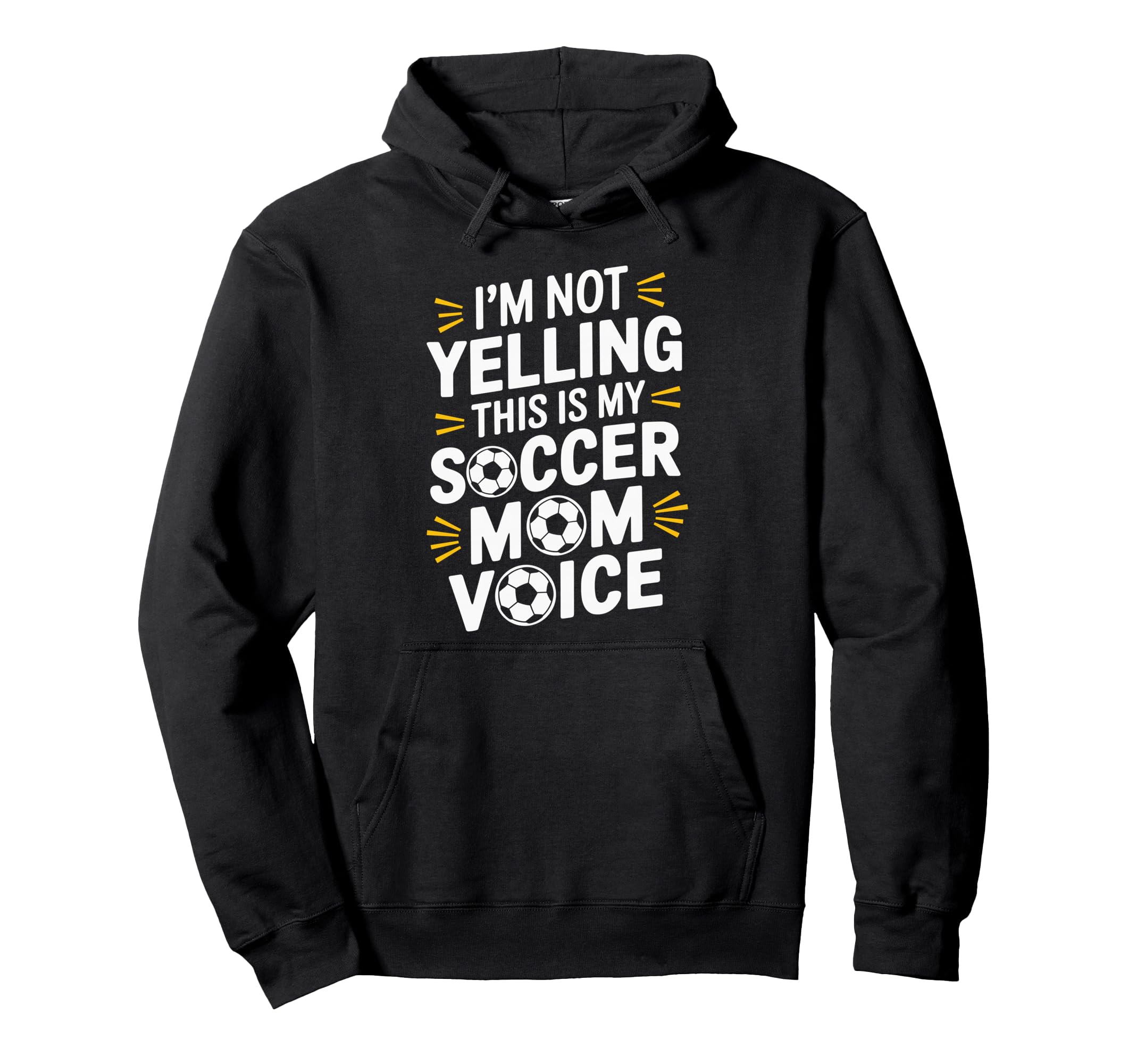 This Is My Soccer Mom Voice Goalkeeper Hoodie - Unique Graphic Men Women - T-Shirt, Sweatshirt, Hoodie