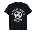 Santa Fe County Soccer Distressed 90S T-Shirt - Trendy Graphic for Adults - T-Shirt, Sweatshirt, Hoodie