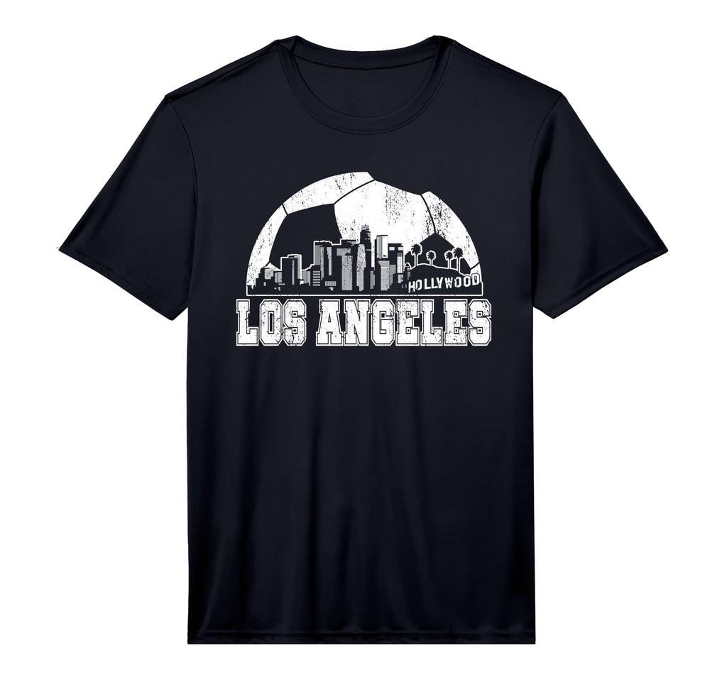 Los Angeles Skyline Soccer Lover T-Shirt - Casual Everyday Wear for Adults - T-Shirt, Sweatshirt, Hoodie
