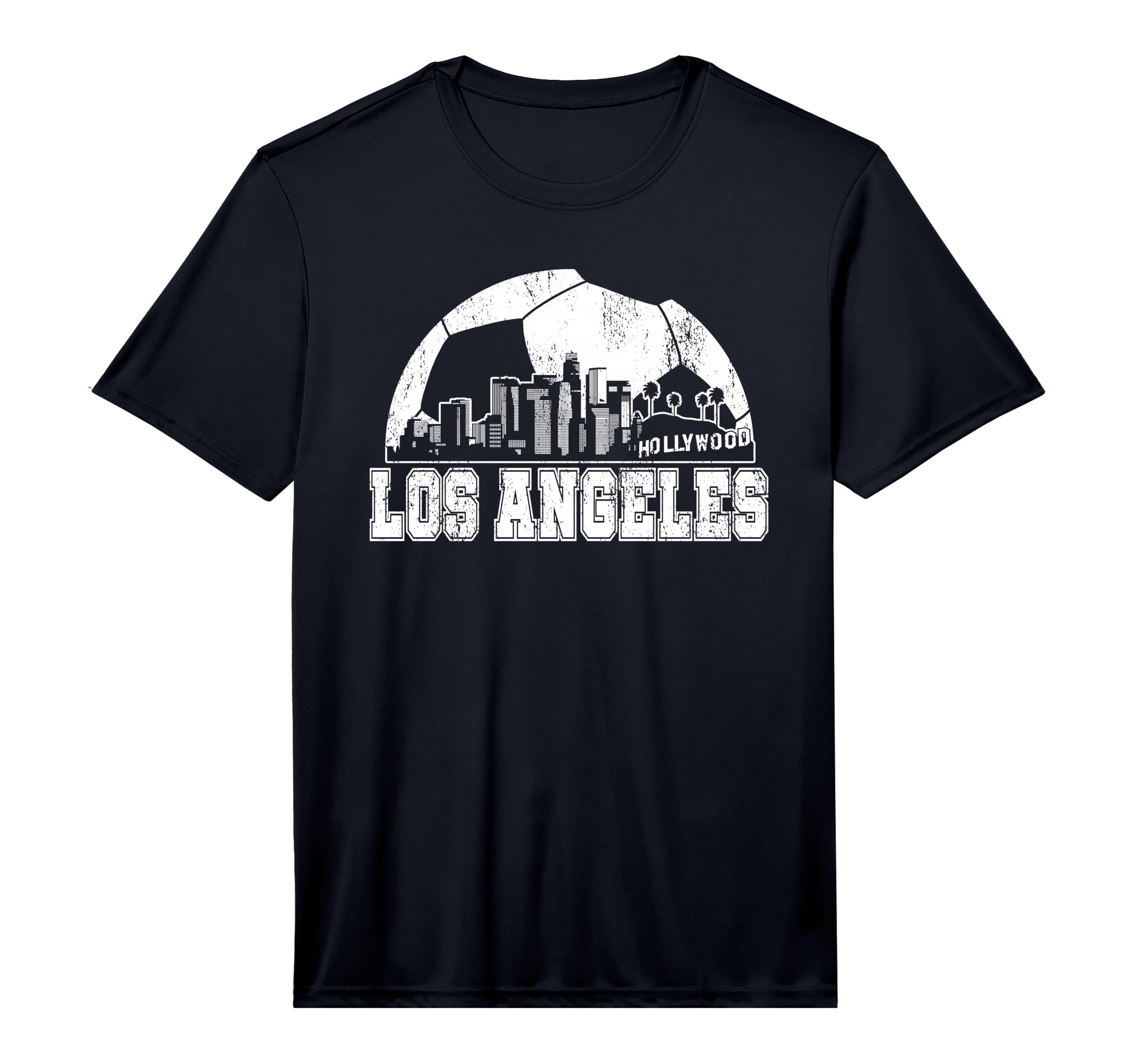 Los Angeles Skyline Soccer Lover T-Shirt - Casual Everyday Wear for Adults - T-Shirt, Sweatshirt, Hoodie