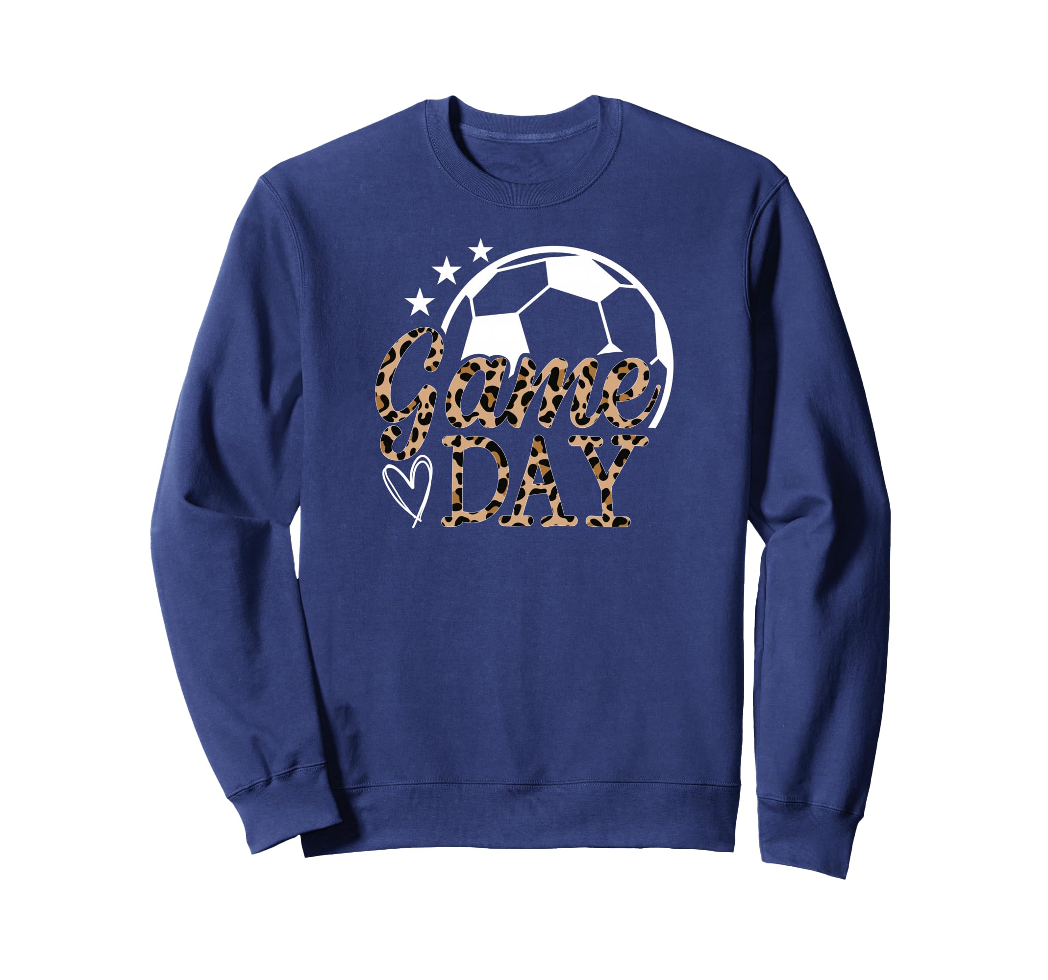 Game Day Soccer Leopard Sweatshirt - Casual Everyday Wear for Adults - T-Shirt, Sweatshirt, Hoodie