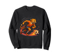 Fast Cheetah Striker Soccer Sweatshirt - Casual Everyday Wear Men Women - T-Shirt, Sweatshirt, Hoodie