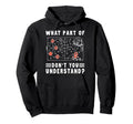 Soccer Strategy Board What Part Dont You Hoodie - Graphic Print Men Women - T-Shirt, Sweatshirt, Hoodie