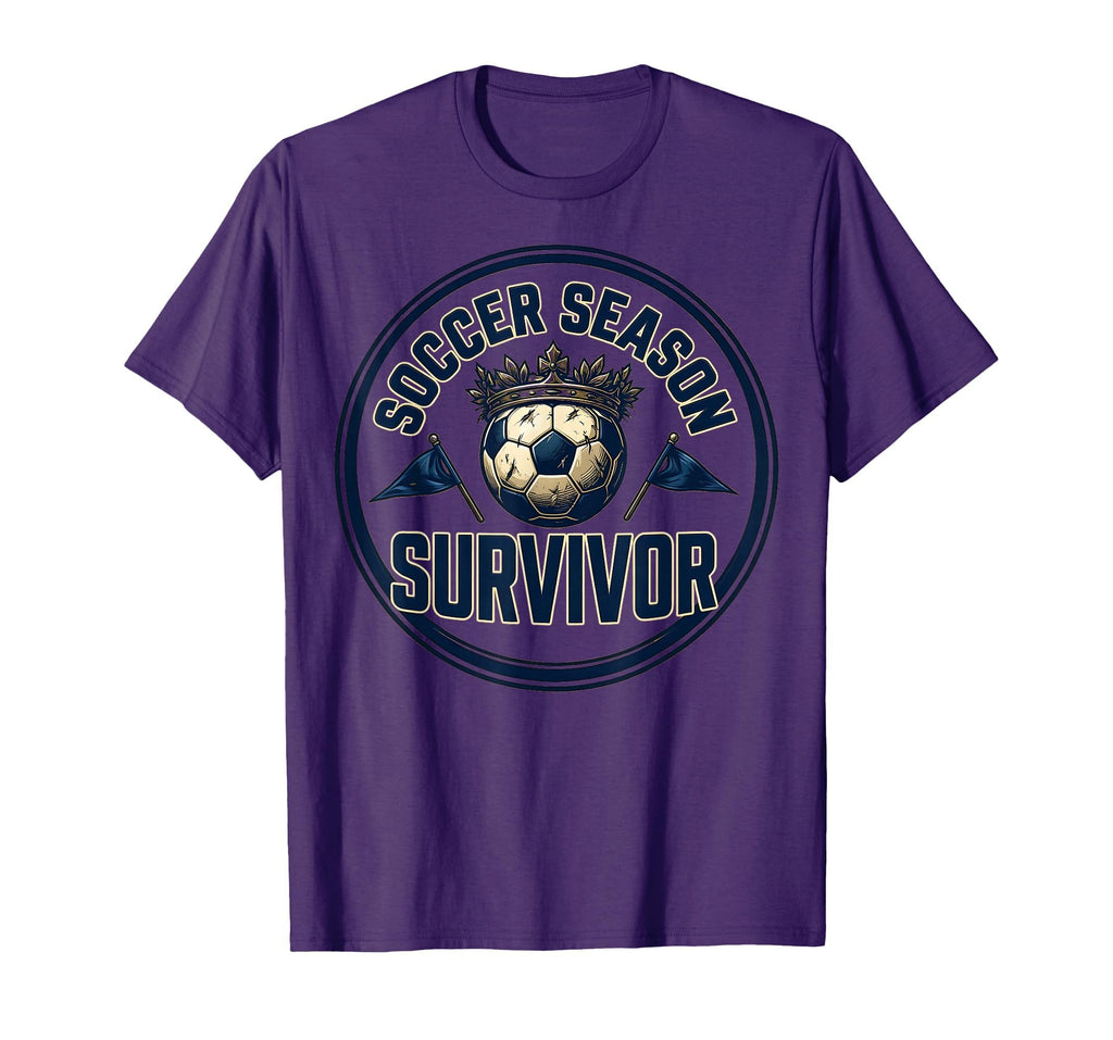 Soccer Season Survivor Funny Soccer T-Shirt - Custom Art Print Men Women - T-Shirt, Sweatshirt, Hoodie