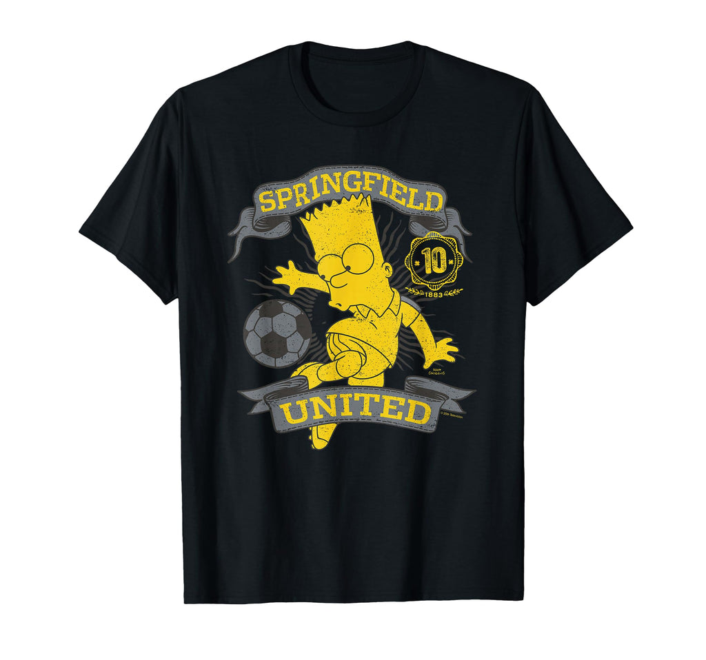 Simpsons Soccer Bart Simpson Springfield T-Shirt - Streetwear Style Unisex - T-Shirt, Sweatshirt, Hoodie