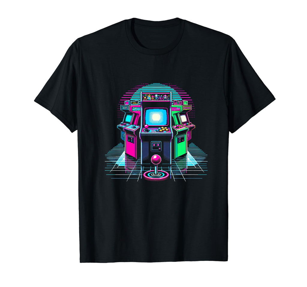 Pixelated Arcade Machine T-Shirt - Minimalist Print for Adults - T-Shirt, Sweatshirt, Hoodie