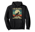 Wolf Glacier National Park Hoodie - Novelty Apparel for Adults - T-Shirt, Sweatshirt, Hoodie