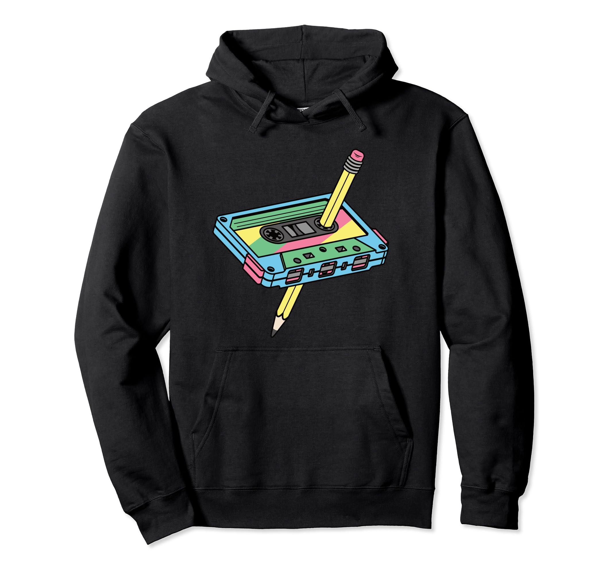 80S 90S Cassette Tape 1980S 1990S Hoodie - Casual Everyday Wear Men Women - T-Shirt, Sweatshirt, Hoodie