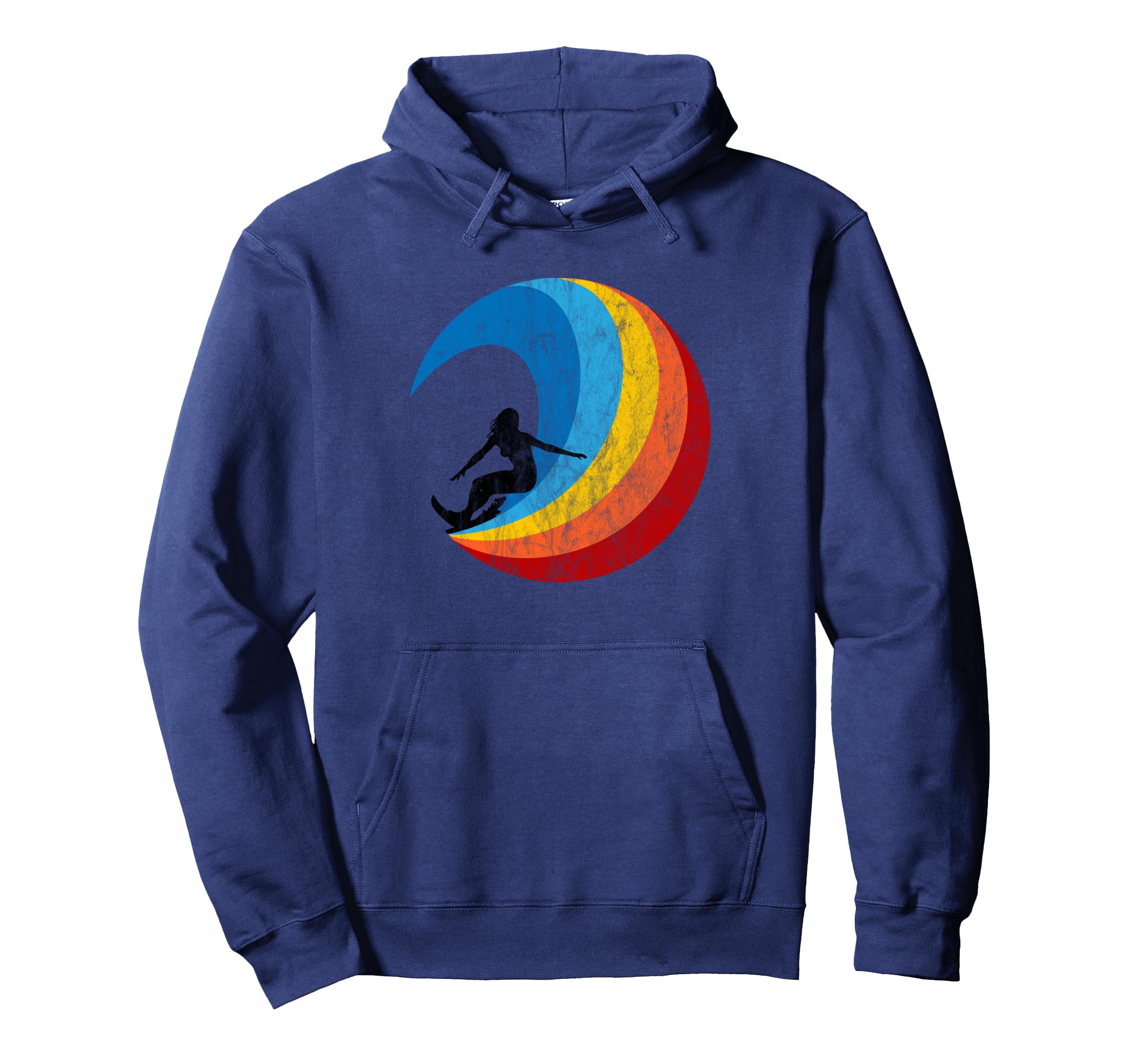 Surfer Wave Hoodie - Custom Art Print Unisex - T-Shirt, Sweatshirt, Hoodie
