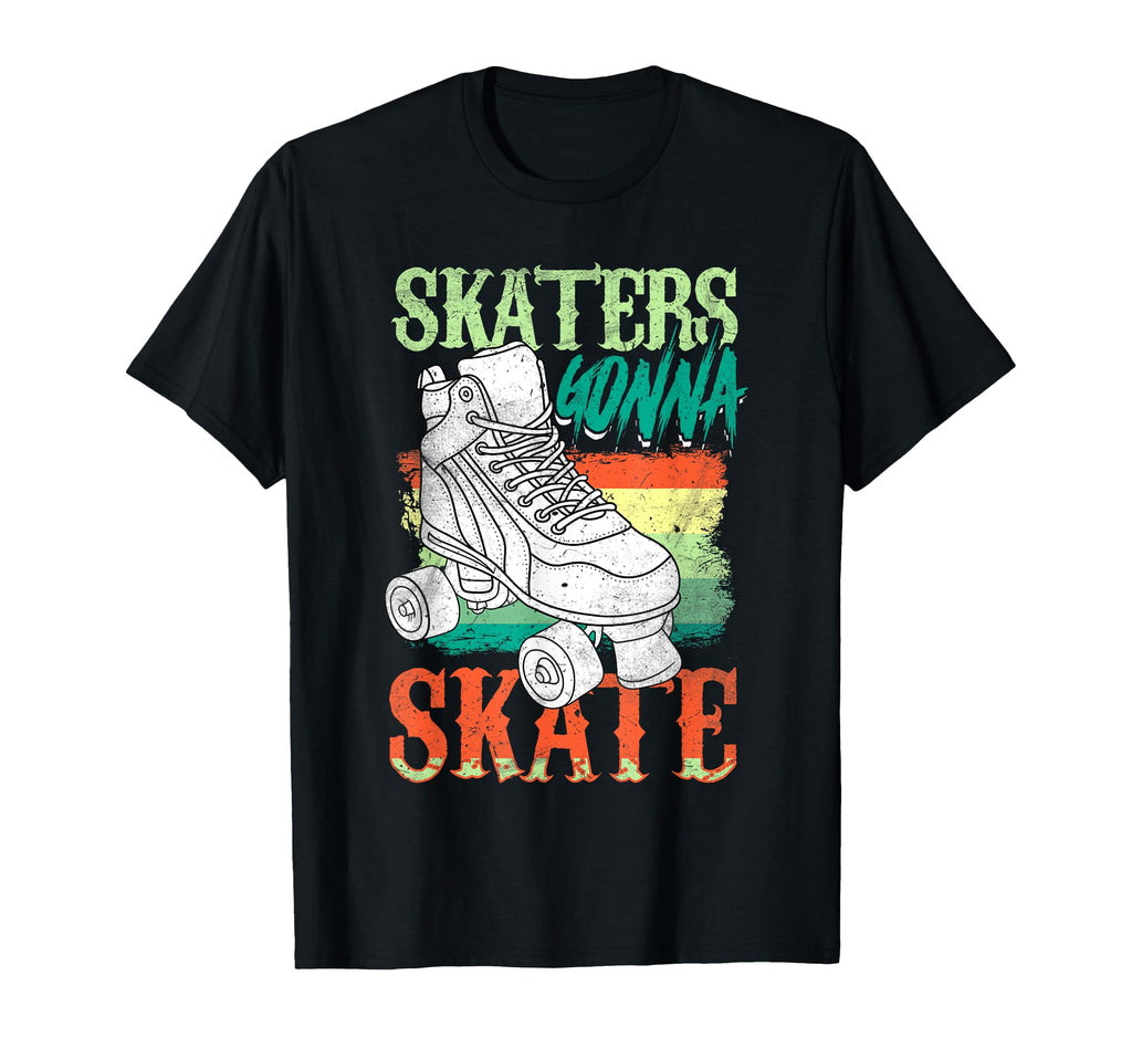 Skaters Gonna Skate Funny Scooter Derby T-Shirt - Trendy Graphic Unisex - T-Shirt, Sweatshirt, Hoodie