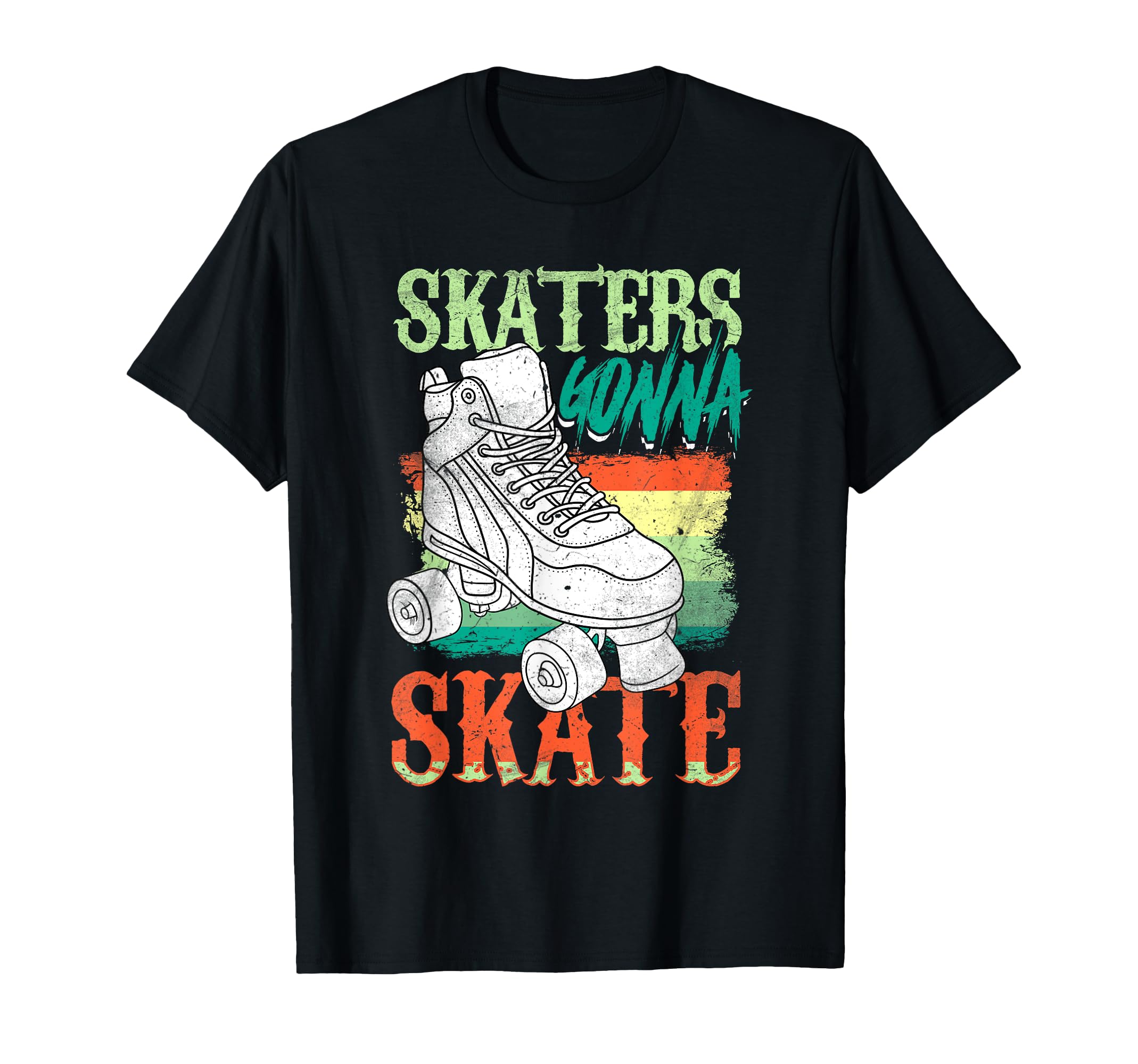 Skaters Gonna Skate Funny Scooter Derby T-Shirt - Trendy Graphic Unisex - T-Shirt, Sweatshirt, Hoodie