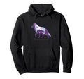 Glacier National Park Wolf Silhouette Hoodie - Unique Graphic Men Women - T-Shirt, Sweatshirt, Hoodie