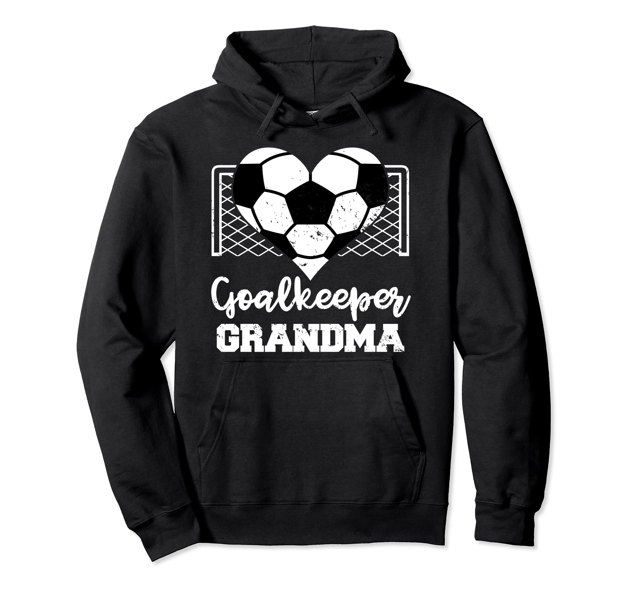 Football Goalkeeper Grandma Heart Funny Hoodie - Aesthetic Graphic Unisex - T-Shirt, Sweatshirt, Hoodie
