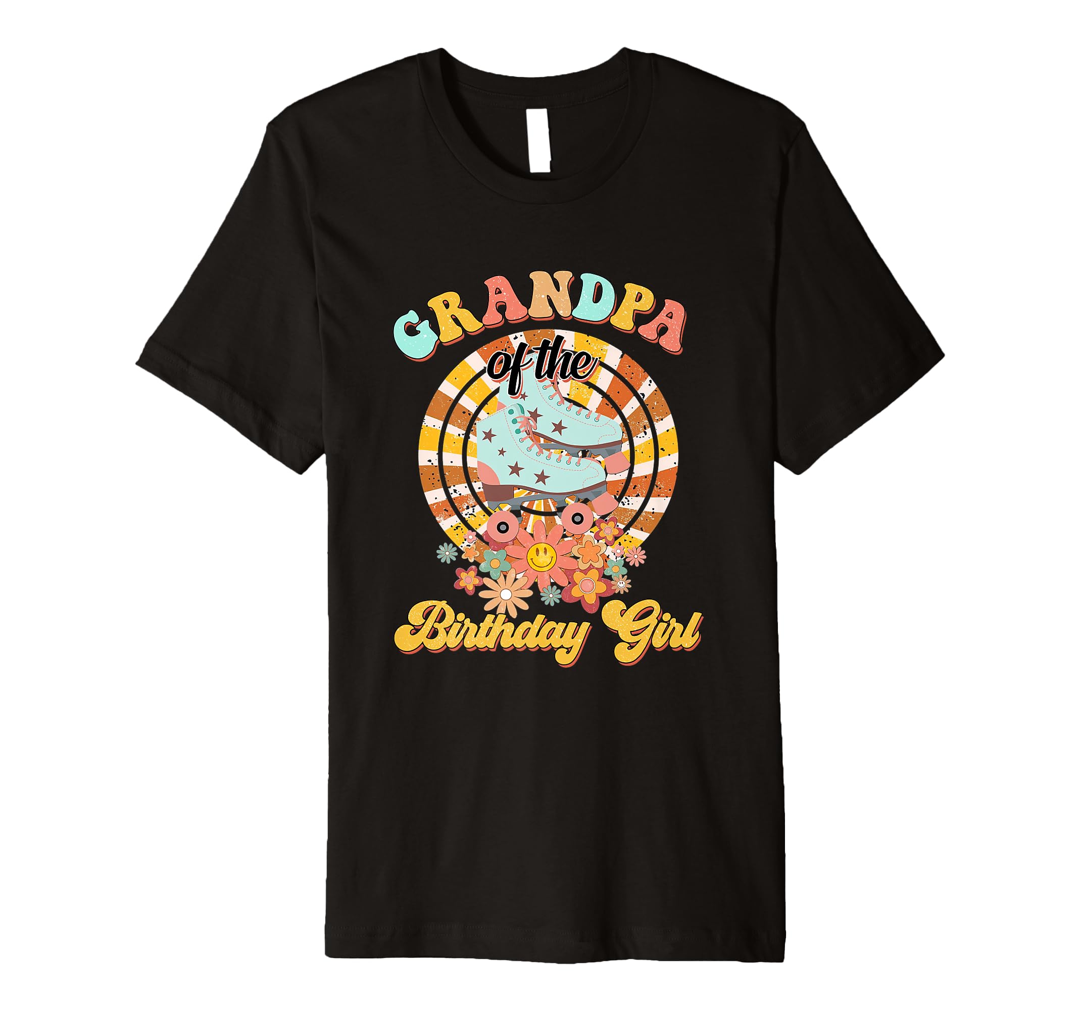 Mens Grandpa Birthday Rolling Skate T-Shirt - Novelty Apparel for Adults - T-Shirt, Sweatshirt, Hoodie