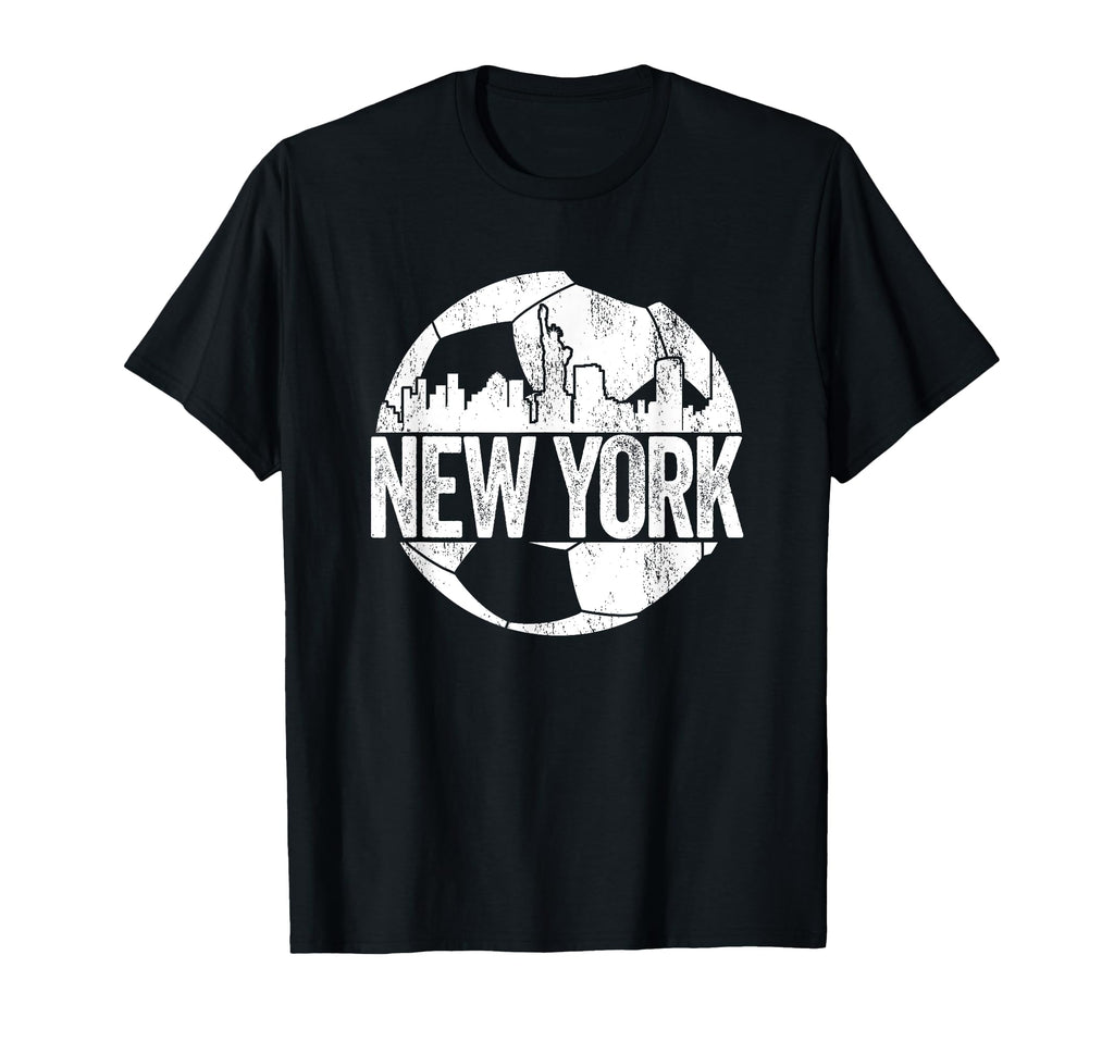 New York City Skyline Soccer Lover T-Shirt - Streetwear Style for Adults - T-Shirt, Sweatshirt, Hoodie