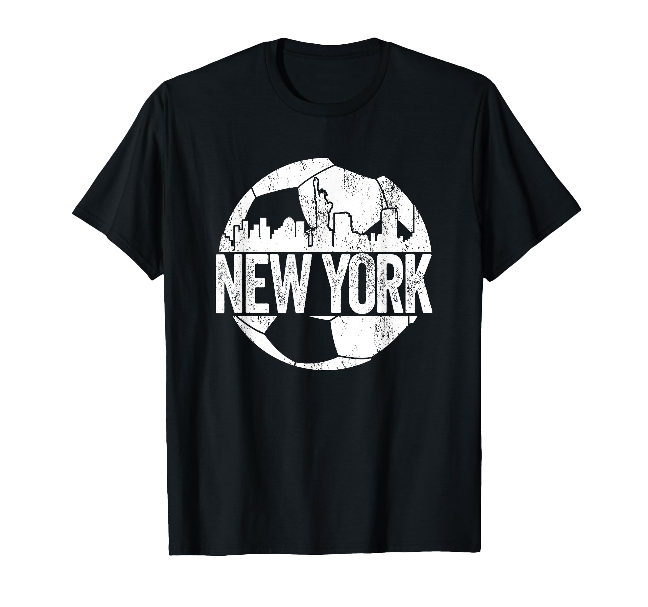 New York City Skyline Soccer Lover T-Shirt - Streetwear Style for Adults - T-Shirt, Sweatshirt, Hoodie