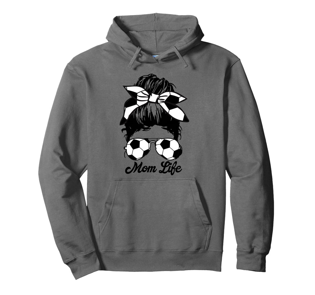 Soccer Mom Life Hoodie - Trendy Graphic for Adults - T-Shirt, Sweatshirt, Hoodie