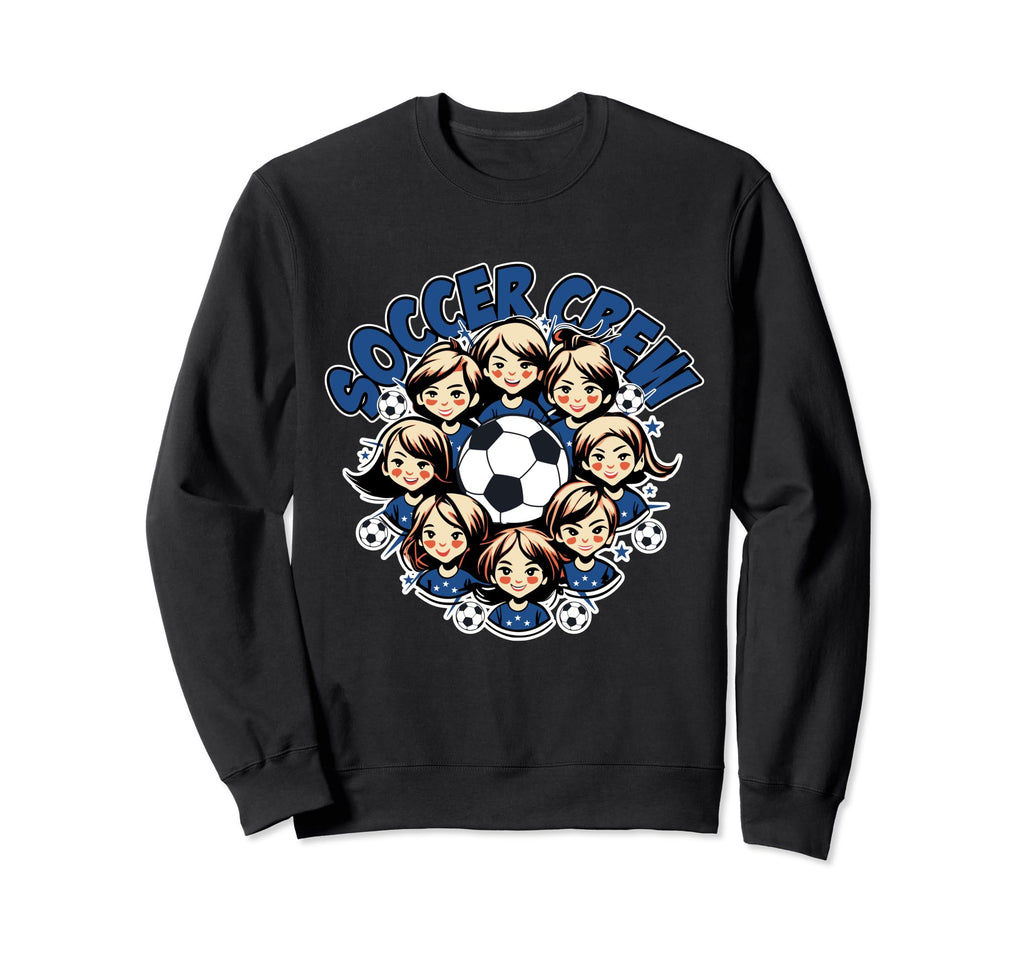 Soccer Ladies Crew Soccer Team Group Sweatshirt - Minimalist Print Unisex - T-Shirt, Sweatshirt, Hoodie