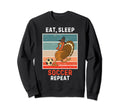 Turkey Bird Eat Sleep Soccer Sweatshirt - Aesthetic Graphic Men Women - T-Shirt, Sweatshirt, Hoodie