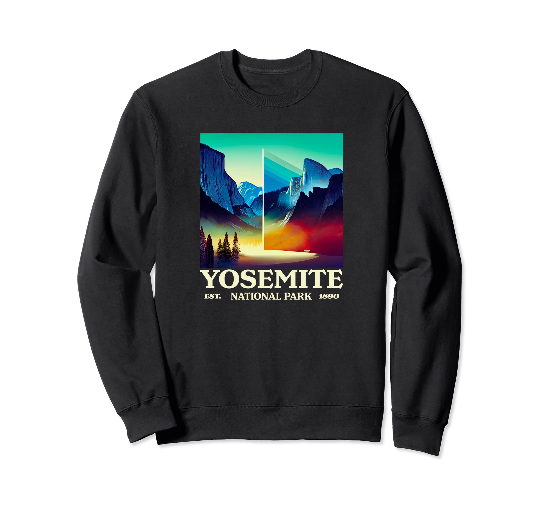 Yosemite Yosemite National Park Sweatshirt - Custom Art Print Men Women - T-Shirt, Sweatshirt, Hoodie