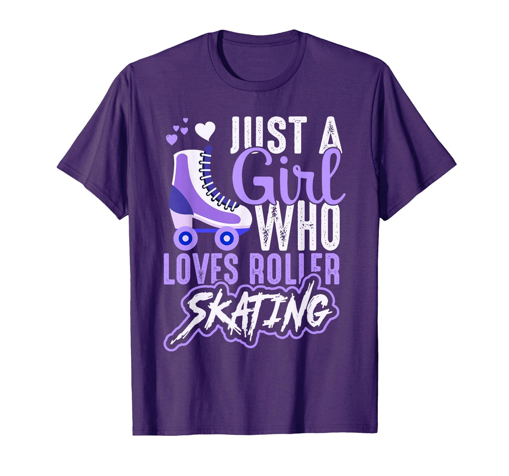 Purple Roller Skate Happy Who Love T-Shirt - Streetwear Style for Adults - T-Shirt, Sweatshirt, Hoodie