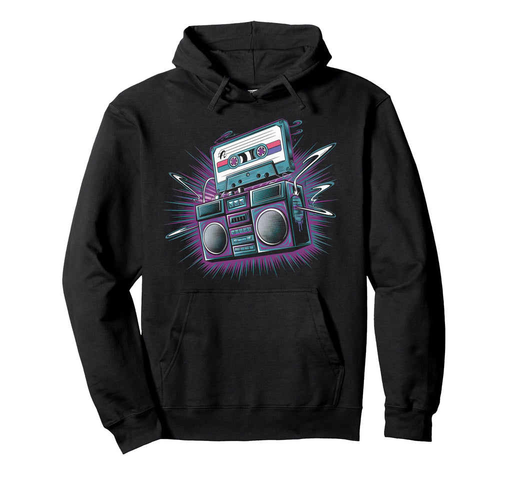 Cassette 80S 90S Party Mixtape Tape Hoodie - Unique Graphic Men Women - T-Shirt, Sweatshirt, Hoodie