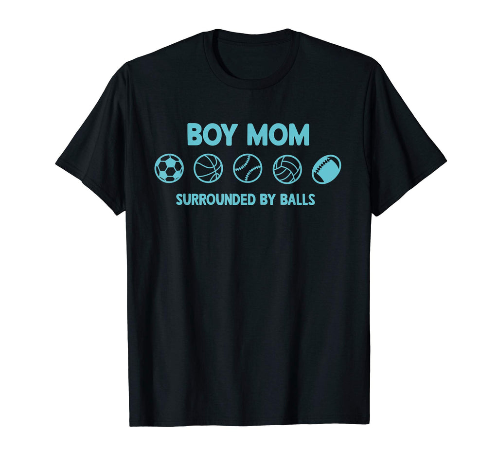 Mom Surrounded Balls T-Shirt - Graphic Print for Adults - T-Shirt, Sweatshirt, Hoodie