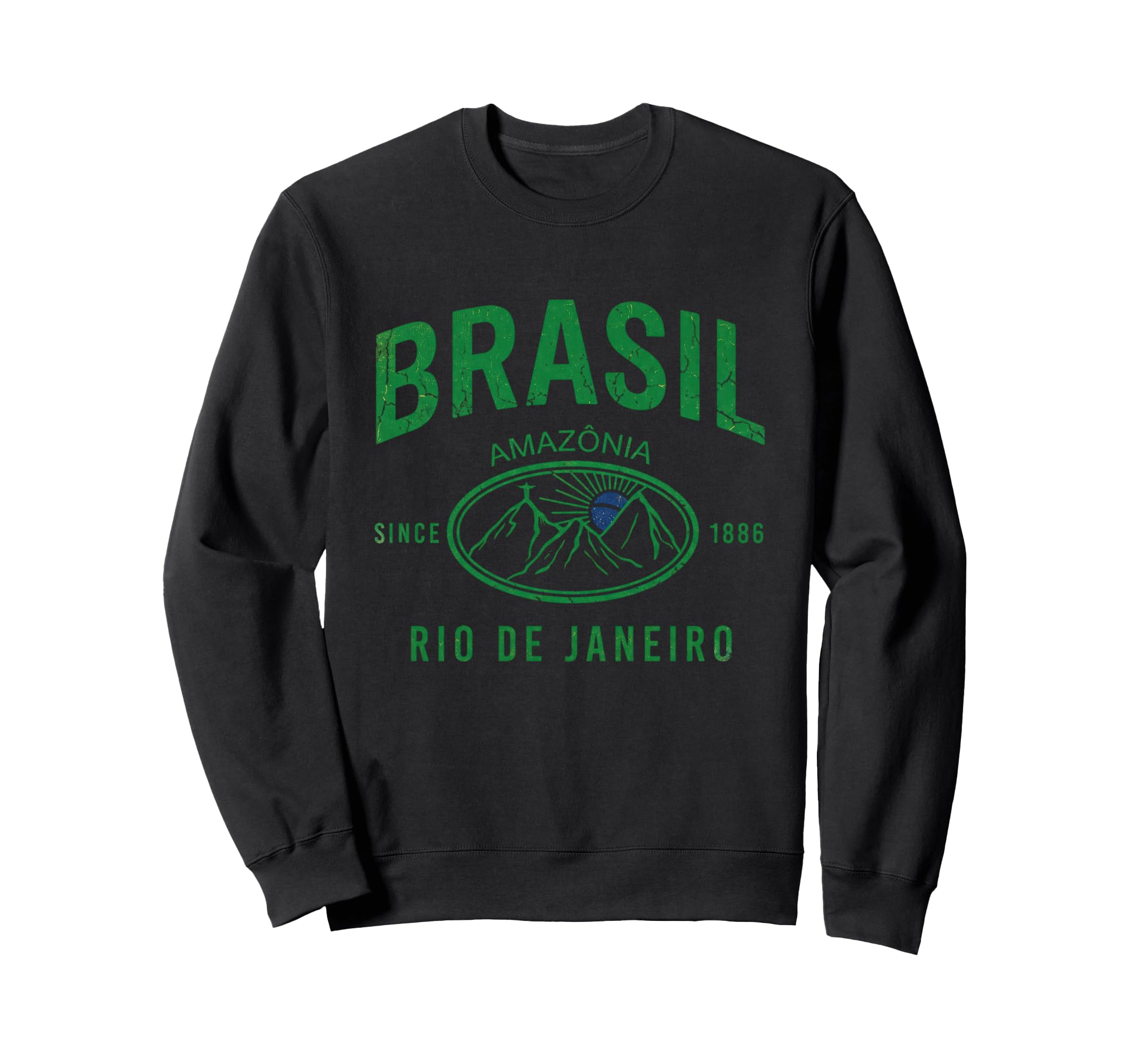 Brazil Gift Flag Brazilian Fan Samba Sweatshirt - Aesthetic Graphic Unisex - T-Shirt, Sweatshirt, Hoodie