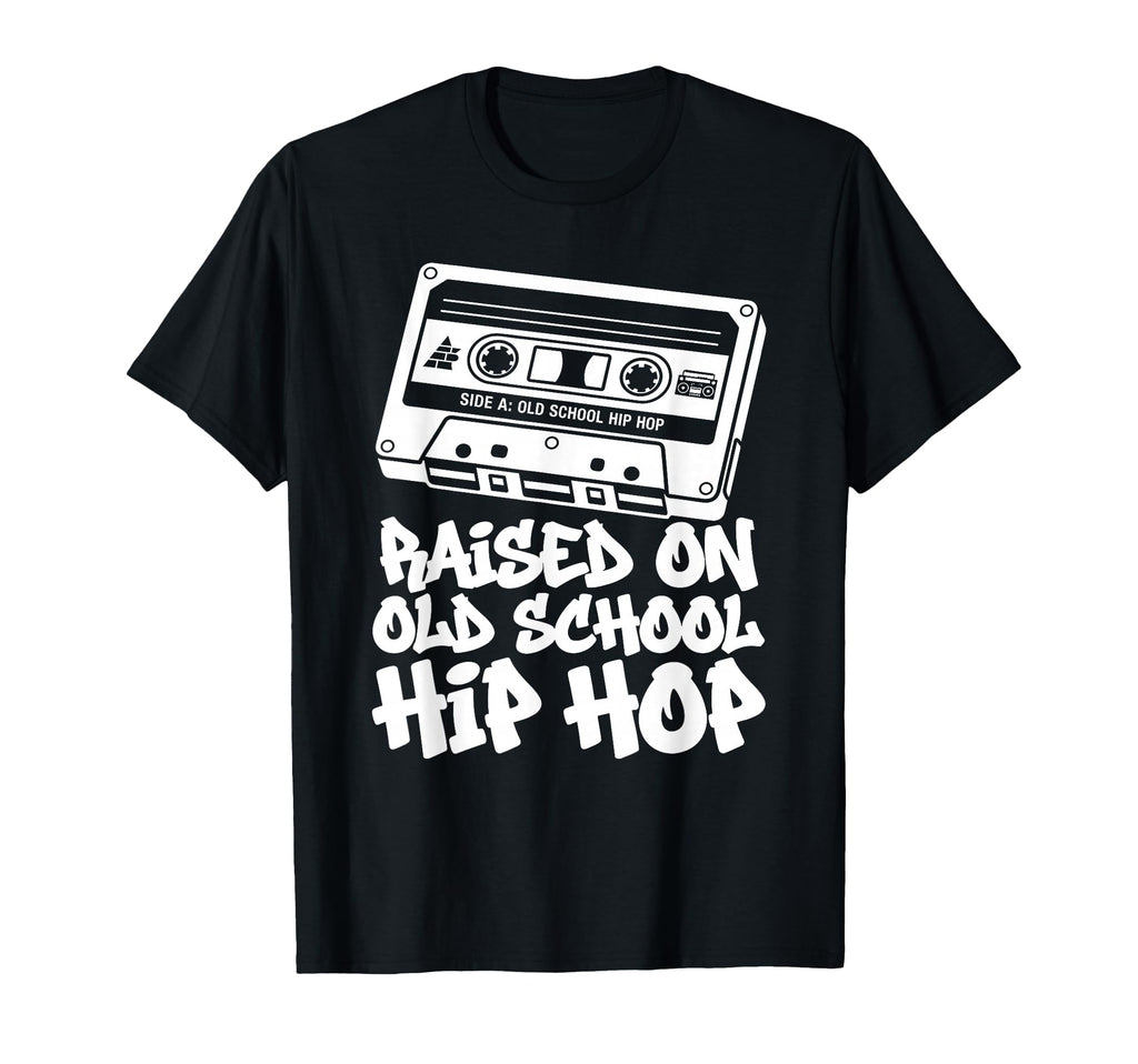 Raised Old School Hip Hop Cassette Boom T-Shirt - Trendy Graphic Unisex - T-Shirt, Sweatshirt, Hoodie