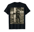 Chimp Player Goalpost Lazy Soccer T-Shirt - Fun Novelty Design for Adults - T-Shirt, Sweatshirt, Hoodie