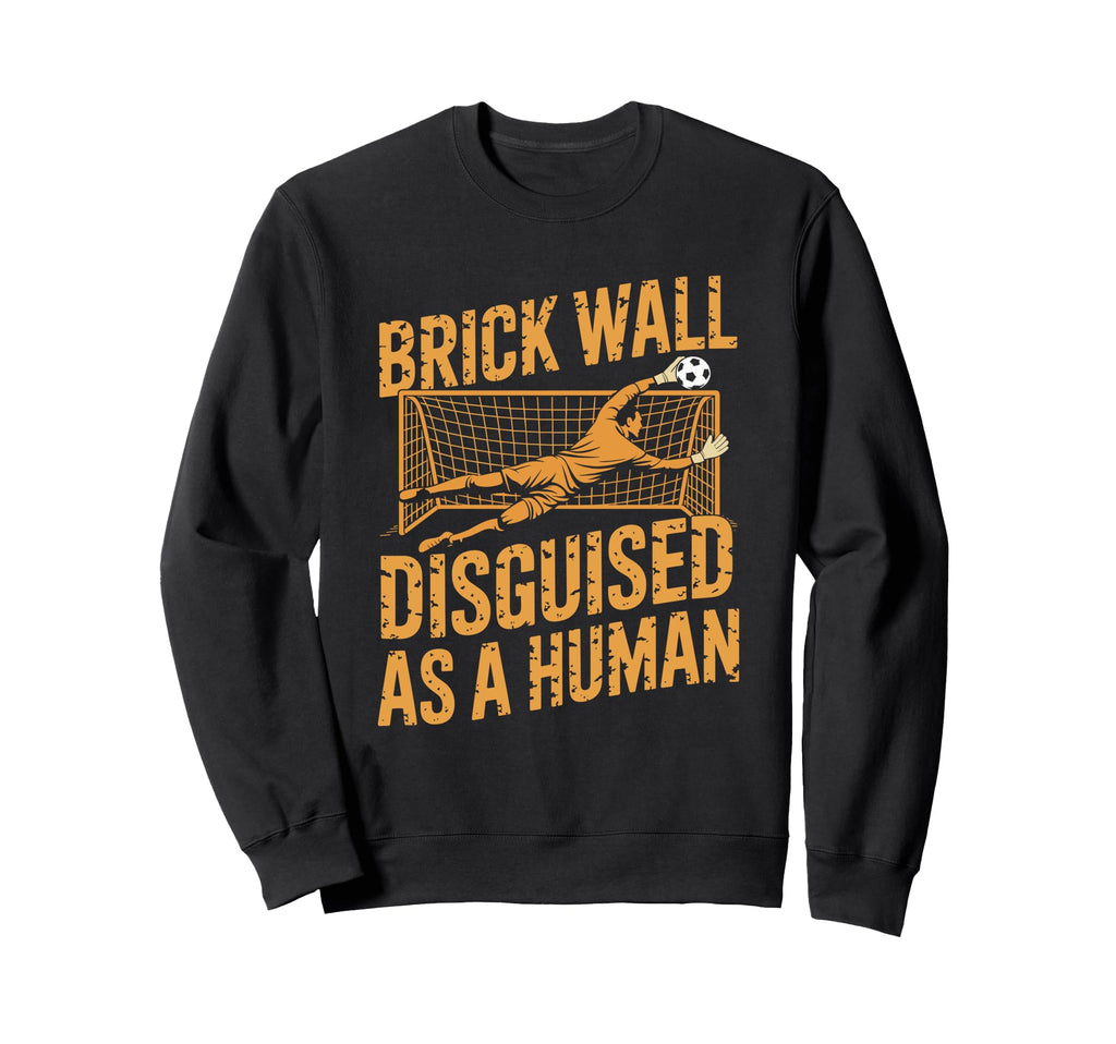 Coach Soccer Player Brick Wall Sweatshirt - Custom Art Print Men Women - T-Shirt, Sweatshirt, Hoodie