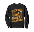 Coach Soccer Player Brick Wall Sweatshirt - Custom Art Print Men Women - T-Shirt, Sweatshirt, Hoodie