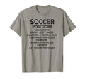 Soccer Positions Soccer Players T-Shirt - Trendy Graphic for Adults - T-Shirt, Sweatshirt, Hoodie
