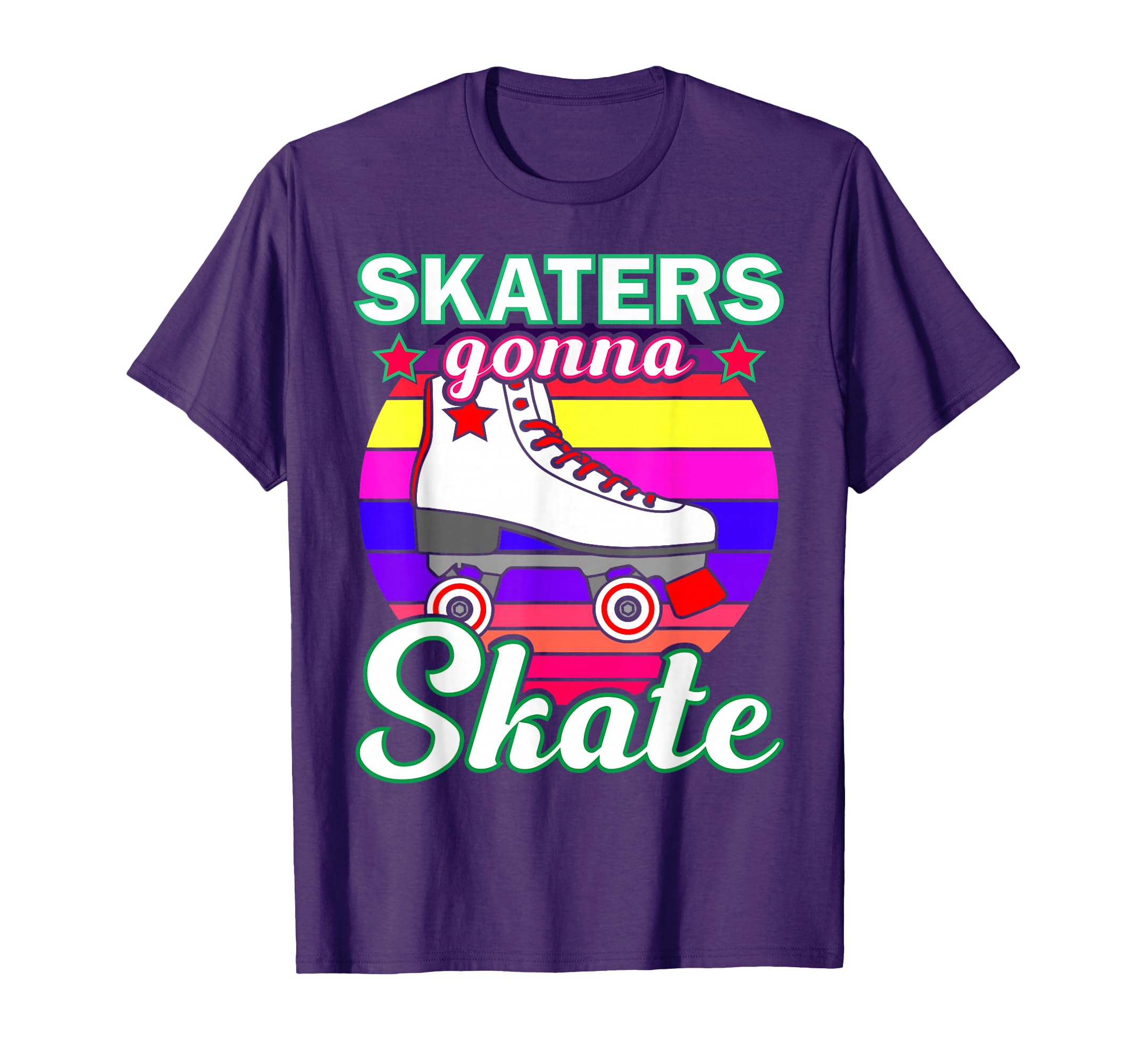 Roller Skating Roller Derby Disco Skater T-Shirt - Unique Graphic Men Women - T-Shirt, Sweatshirt, Hoodie