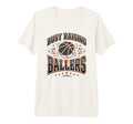 Mens Busy Raising Ballers Basketball T-Shirt - Custom Art Print for Adults - T-Shirt, Sweatshirt, Hoodie